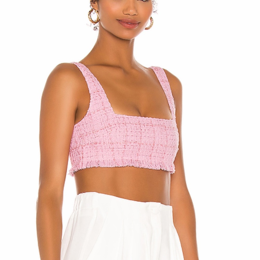 REVOLVE CROP TANK IN PINK
BROGNANO